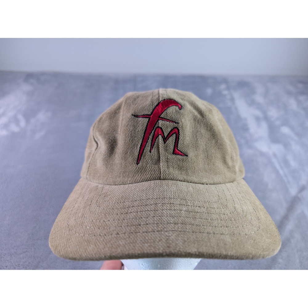 Vintage Rare 1990s Fleetwood Mac Embroidered Khaki Band Snapback Hat